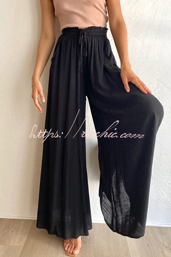 Full of Dreams Pocketed Wide Leg Pants