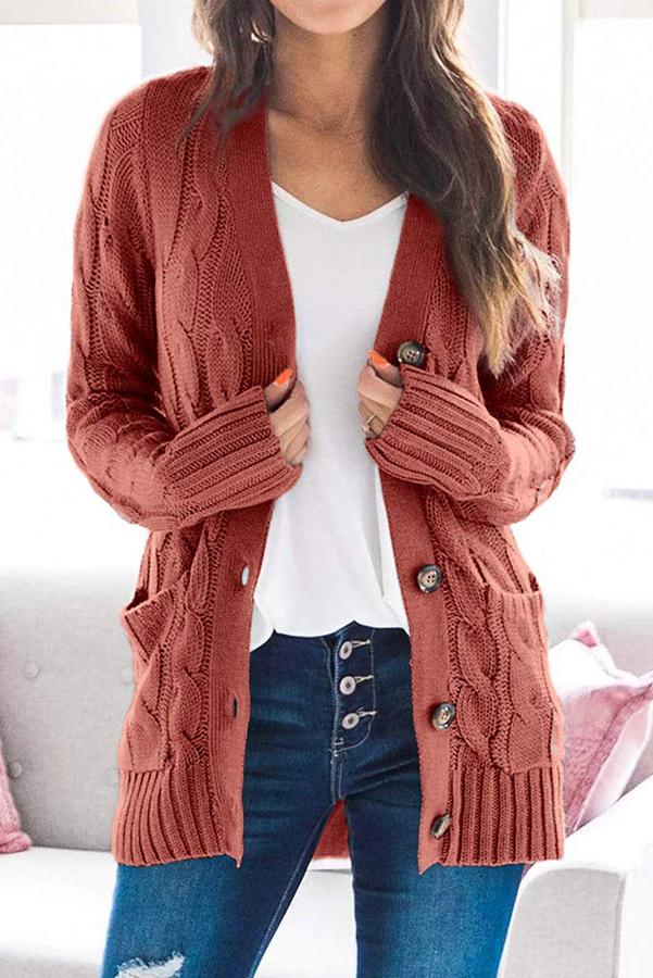 Harvest Horizon Cable Knit Cardigan