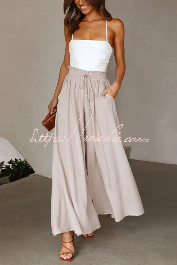 Full of Dreams Pocketed Wide Leg Pants