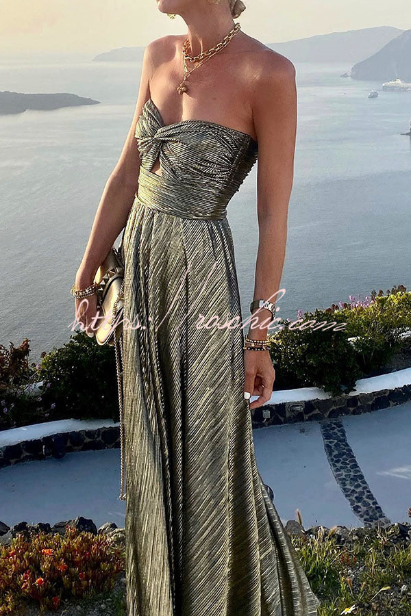 shimmer please off shoulder maxi dress Ladivine CD0198