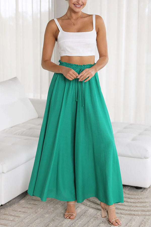 Full of Dreams Pocketed Wide Leg Pants