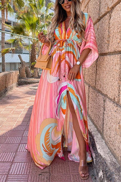 My Dearest Darling Rainbow Maxi Dress